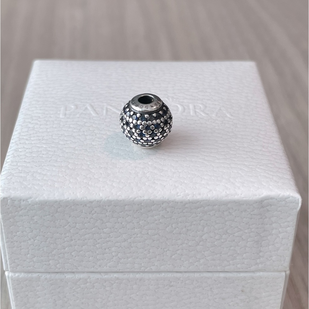 🌸Authentic Pandora Essence Navy Blue Charm S925 Ale Sterling Silver (Retired)